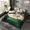 [SALE] Givenchy Green White Luxury Brand High End Premium Bedding Set Home Decor