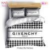 [SALE] Givenchy Red Black Luxury Brand High End Premium Bedding Set Home Decor