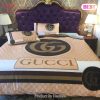 [SALE] Gucci Bee Blind For Love Fashion Logo Premium Luxury Brand High-End Bedding Set LV Home Decor