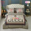 [SALE] Gucci Bee Flower Luxury Brand High-End Bedding Set Home Decor