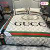 [SALE] Gucci Bee Luxury Brand High-End Bedding Set Home Decor