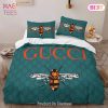 [SALE] Gucci Bee Luxury Brand High-End Bedding Set Home Decor