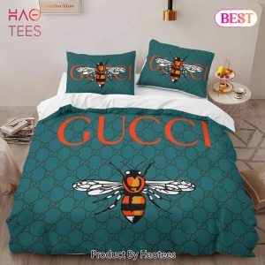 [SALE] Gucci Bee Luxury Brand High-End Bedding Set Home Decor – IE71