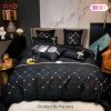 [SALE] Gucci Black Fashion Luxury Brand Bedding Set Bedspread Duvet Cover Set Home Decor