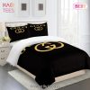 [SALE] Gucci Black Snake Luxury Brand High-End Bedding Set Home Decor