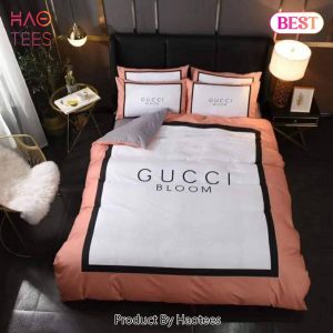 [SALE] Gucci Bloom Fashion Logo Luxury Brand Bedding Set Home Decor