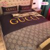 [SALE] Gucci Blue Luxury Brand High-End Bedding Set Home Decor – KR01