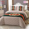 [SALE] Gucci Brown Premium Limited Luxury Brand Fashion Bedding Set Home Decor