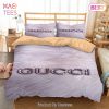 [SALE] Gucci Mickey Black Limited Luxury Brand High-End Bedding Set Home Decor