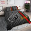 [SALE] Gucci Heart Black Luxury Brand Premium Bedding Set Duvet Cover Home Decor