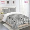 [SALE] Gucci Grey Premium Luxury Brand Fashion Limited Bedding Set Home Decor