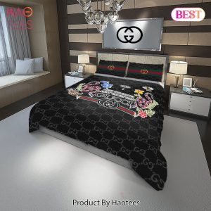 [SALE] Gucci Keep The Snake Always Unless They Gucci Fashion Logo Luxury Brand Bedding Set Home Decor