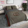 [SALE] Gucci Keep The Snake Always Unless They Gucci Fashion Logo Luxury Brand Bedding Set Home Decor