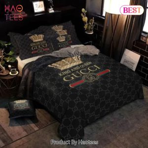 [SALE] Gucci King And Queen Luxury Brand High-End Bedding Set Home Decor