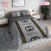 [SALE] Gucci Logo Luxury Brand Bedding Set Home Decor