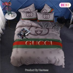 [SALE] Gucci Luxury Brand Bedding Set Bedspread Duvet Cover Set Home Decor – BU41