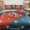 [SALE] Gucci Mickey Hot Fashion Logo Premium Luxury Brand High-End Bedding Set LV Home Decor