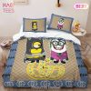 [SALE] Gucci Moon Star Luxury Brand High End Premium Bedding Set Home Decor