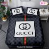 [SALE] Gucci Mr Mickey Fashion Logo Luxury Brand Premium Bedding Set Home Decor