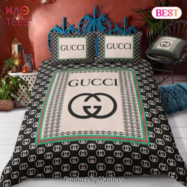 [SALE] Gucci New Luxury Fashion Brand Bedding Set Bedspread Duvet Cover Set
