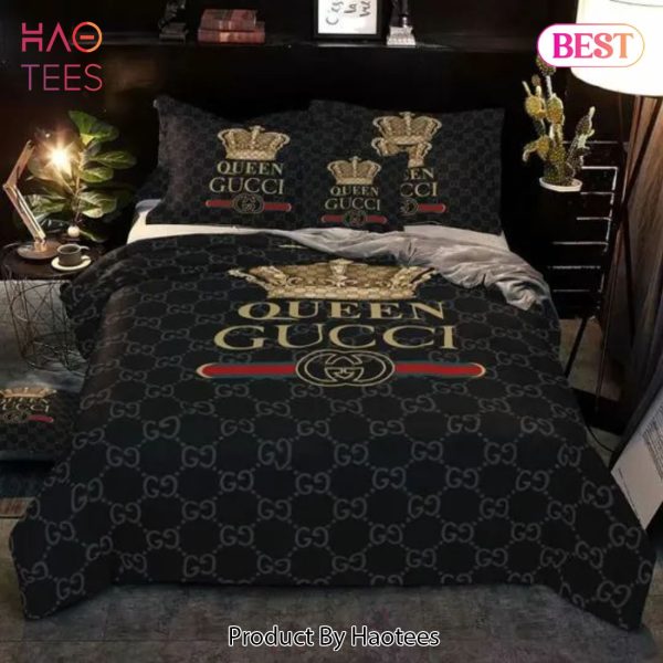 [SALE] Gucci Queen Luxury Brand High-End Bedding Set Home Decor