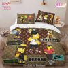 [SALE] Hermes Orange Logo Luxury Brand Bedding Set Home Decor