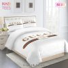 [SALE] Gucci White Violet Luxury Brand Premium Bedding Set Bedspread Duvet Cover Set Home Decor