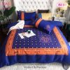 [SALE] Hermes Brown Luxury Brand Fashion Bedding Set Bedspread Duvet Cover Set