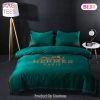 [SALE] Hermes Dark Green Luxury Brand Premium Bedding Set Bedspread Duvet Cover Set Home Decor