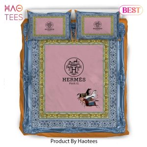 [SALE] Hermes Luxury French Fashion Bedding Sets Duvet Cover Bedroom Sets Bedset Bedlinen