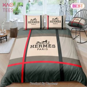 [SALE] Hermes New Luxury Fashion Brand Bedding Set Bedspread Duvet Cover Set