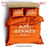 [SALE] Hermes Paris Fashion Luxury Brand Bedding Set Bedspread Duvet Cover Set