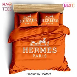[SALE] Hermes Paris Fashion Luxury Brand Bedding Set Bedspread Duvet Cover Set