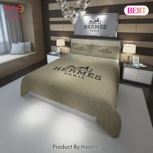 [SALE] Hermes Paris Fashion Luxury Brand Premium Bedding Set Home Decor