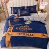 [SALE] Hermes Paris Luxury Brand High-End Bedding Set Home Decor
