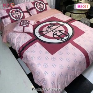 [SALE] Hermes Pinky Luxury Brand Premium Bedding Set Bedspread Duvet Cover Set Home Decor