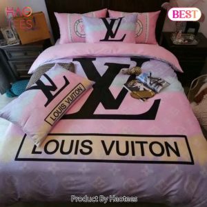 [SALE] Louis Vuitton Amazing Luxury Brand Bedding Set Bedspread Duvet Cover Set Home Decor