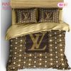 [SALE] Louis Vuitton Avenger Luxury Brand High-End Bedding Set LV Home Decor