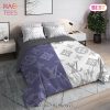 [SALE] Louis Vuitton Blue White Luxury Brand High End Premium Bedding Set Home Decor