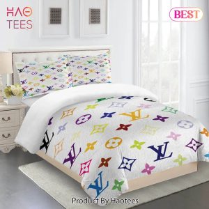 [SALE] Louis Vuitton Colorful Luxury Brand Limited Fashion Premium Bedding Set Home Decor