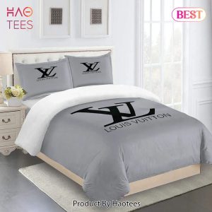 [SALE] Louis Vuitton Fashion Logo Limited Luxury Brand Bedding Set Home Decor 20