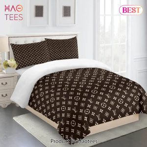 [SALE] Louis Vuitton Fashion Logo Limited Luxury Brand Bedding Set Home Decor 24