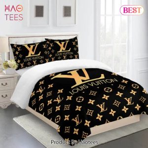 [SALE] Louis Vuitton Fashion Logo Limited Luxury Brand Bedding Set Home Decor 28