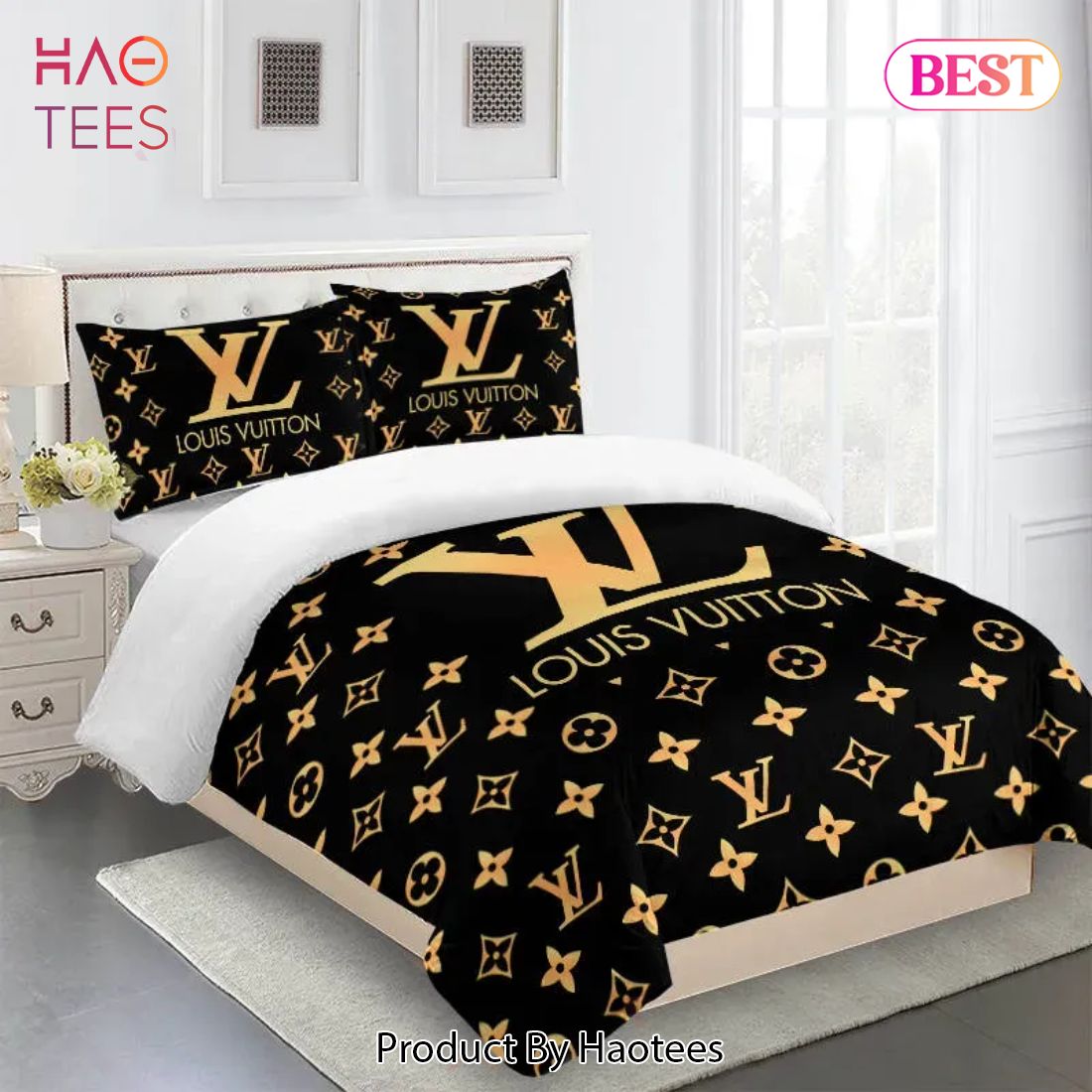 SALE] Louis Vuitton Fashion Logo Limited Luxury Brand Bedding Set Home  Decor 28