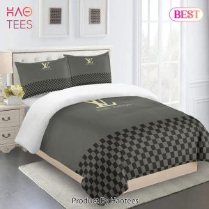 [SALE] Louis Vuitton Fashion Logo Limited Luxury Brand Bedding Set Home Decor 29