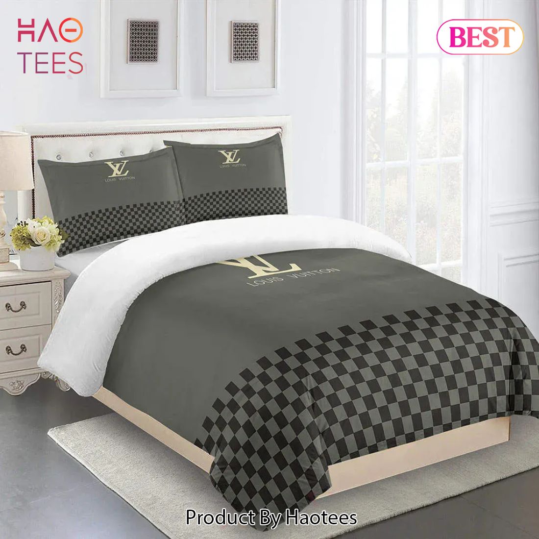 [SALE] Louis Vuitton Fashion Logo Limited Luxury Brand Bedding Set Home Decor 29 Luxury Store