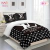 [SALE] Louis Vuitton Fashion Logo Limited Luxury Brand Bedding Set Home Decor 33