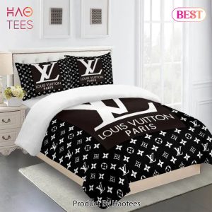 [SALE] Louis Vuitton Fashion Logo Limited Luxury Brand Bedding Set Home Decor 30