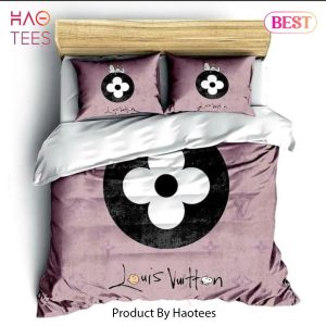 [SALE] Louis Vuitton Pink Luxury Brand High-End Bedding Set LV Home Decor