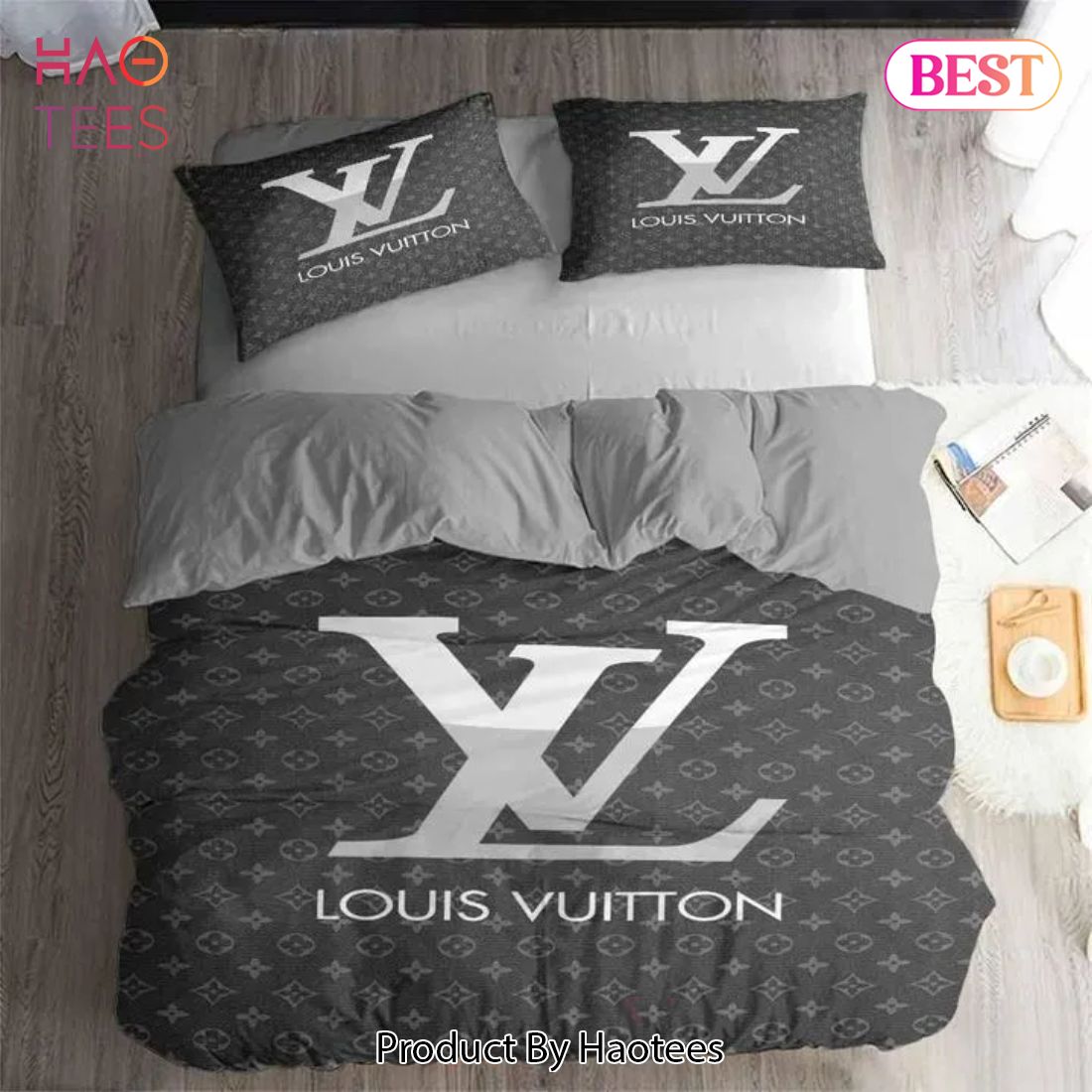 [SALE] Louis Vuitton Printed Bedding Sets Quilt Sets Duvet Cover Luxury Brand Bedding Decor Luxury Store